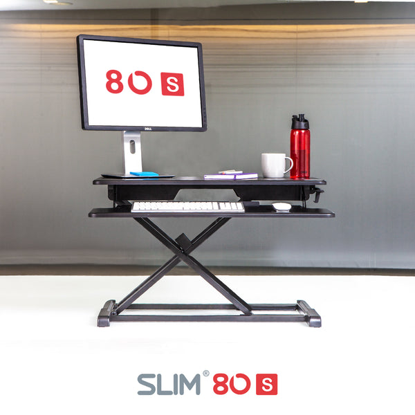 Yo-Yo DESK 80-SLIM Single Monitor Standing Desk Converter