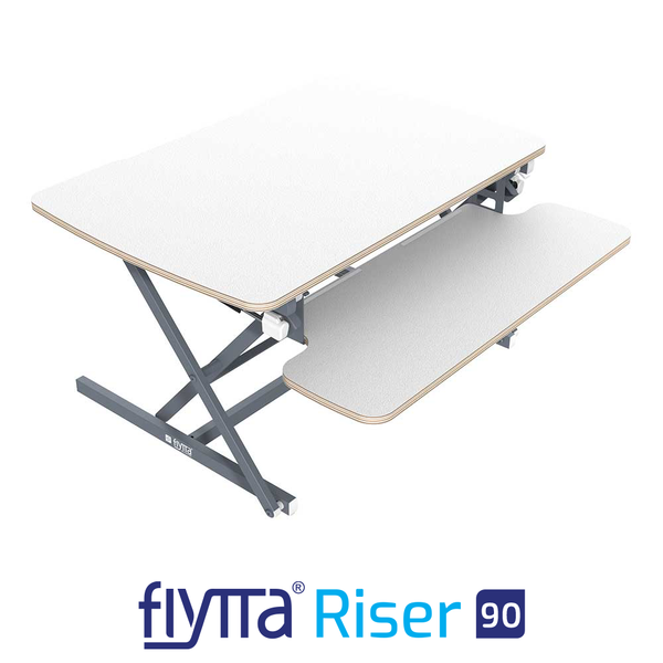 FLYTTA RISER 90 Dual Monitor Standing Desk Converter