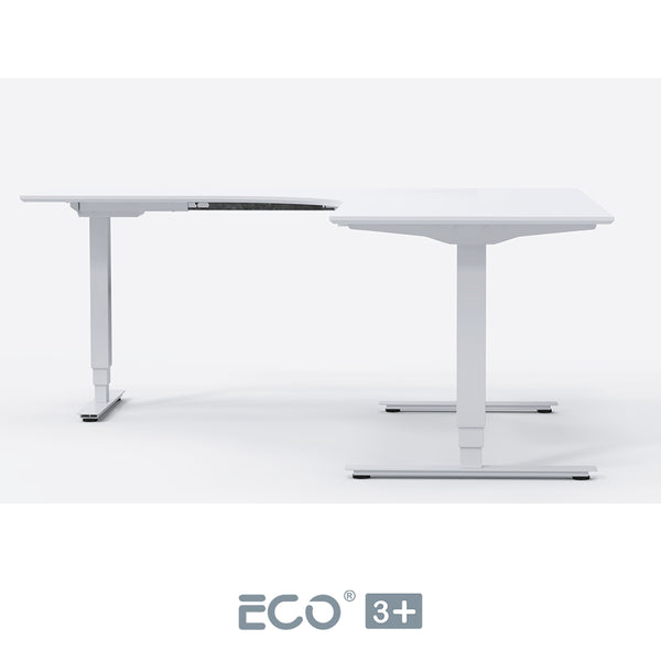 Yo-Yo DESK EXEC 3+ Triple Motor L-Shaped Height Adjustable Standing Desk