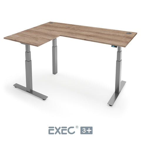 Yo-Yo DESK EXEC 3+ Triple Motor L-Shaped Height Adjustable Standing Desk