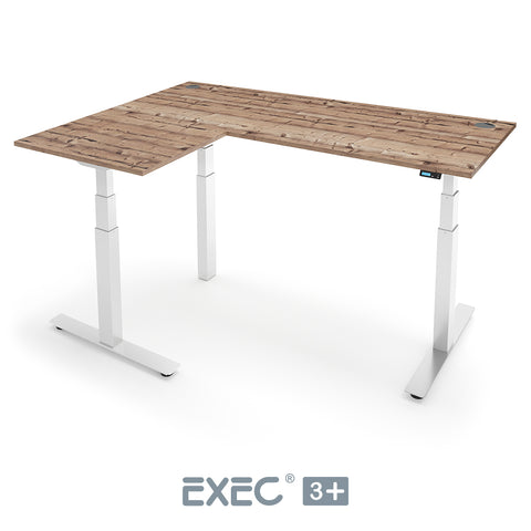 Yo-Yo DESK EXEC 3+ Triple Motor L-Shaped Height Adjustable Standing Desk