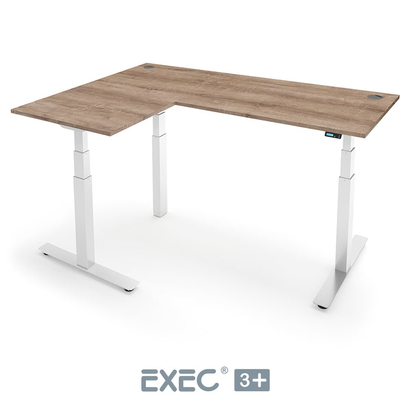 Yo-Yo DESK EXEC 3+ Triple Motor L-Shaped Height Adjustable Standing Desk