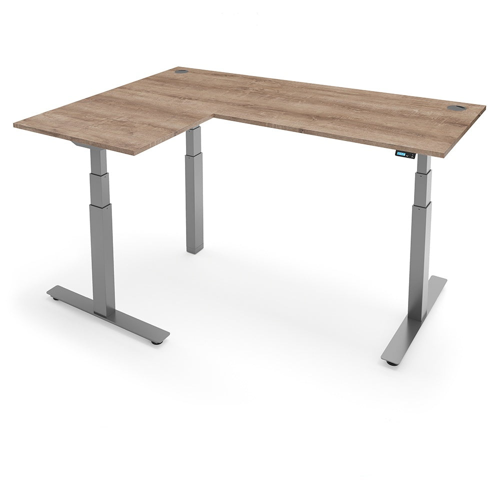 Yo-Yo DESK ALERT 3+  L-Shape SMART Standing Desk with Bluetooth Control