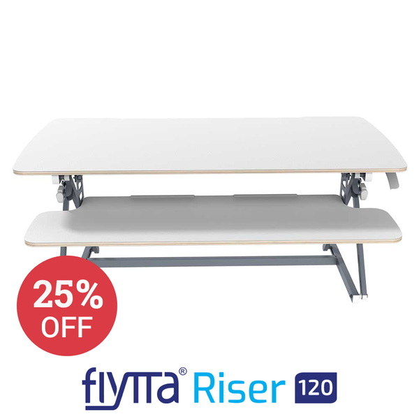 FLYTTA RISER 120 Dual Monitor Standing Desk Converter