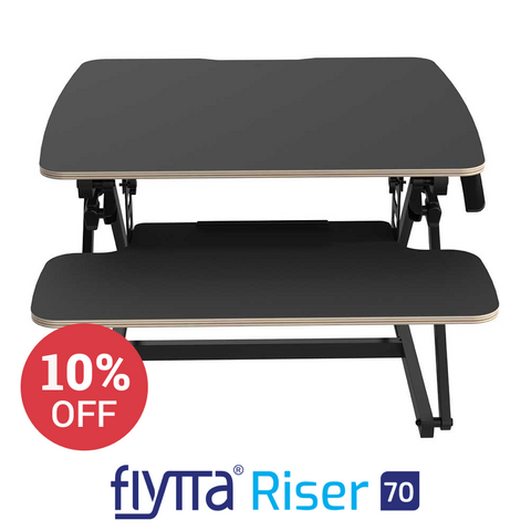 FLYTTA RISER 70 Single Monitor Standing Desk Converter