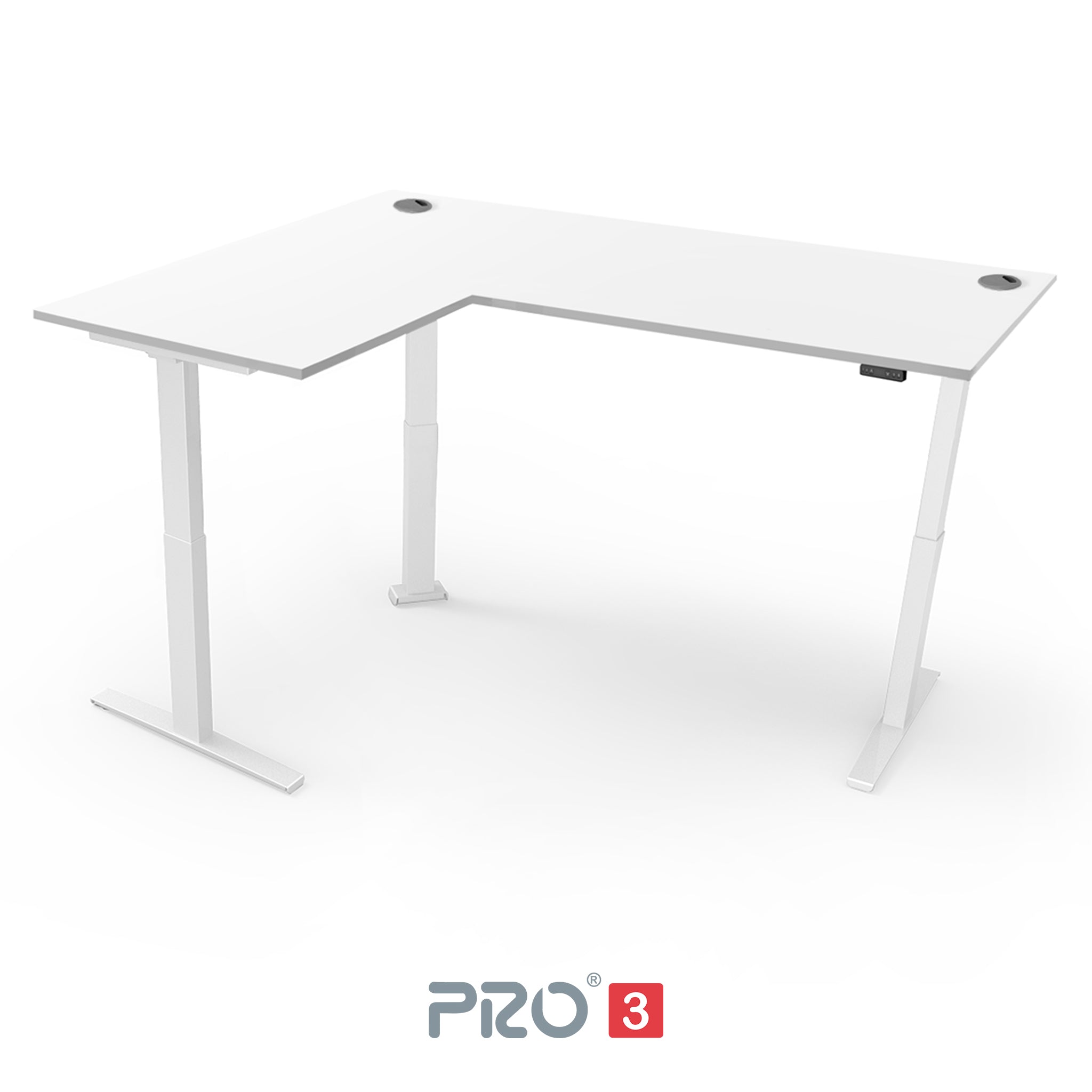 Yo-Yo DESK PRO 3 Triple Motor L-Shape Height Adjustable Standing Desk
