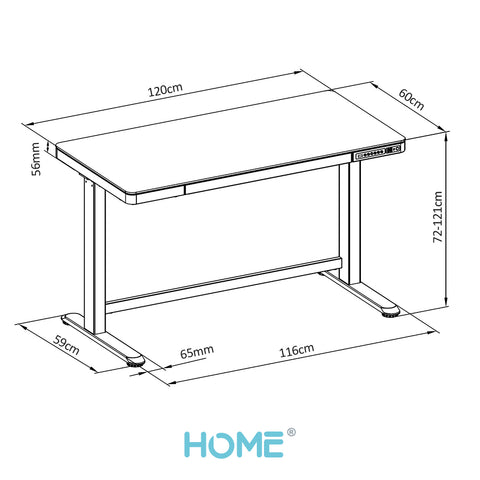 Yo-Yo DESK HOME Electric Height Adjustable Standing Desk