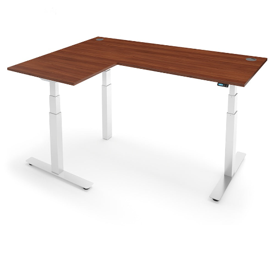 Yo-Yo DESK ALERT 3+  L-Shape SMART Standing Desk with Bluetooth Control