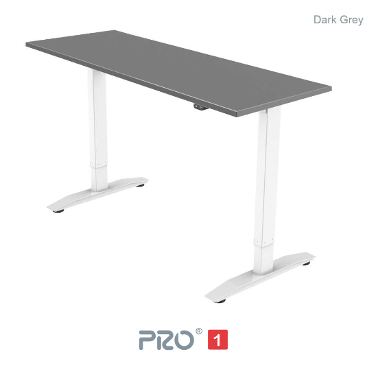 Yo-Yo DESK PRO 1 Single Motor Electric Height Adjustable Standing Desk