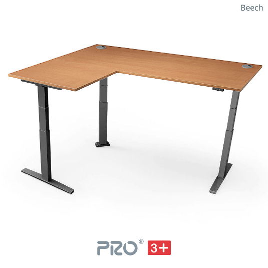 Yo-Yo DESK PRO 3+ Triple Motor L-Shape Extra Height Standing Desk