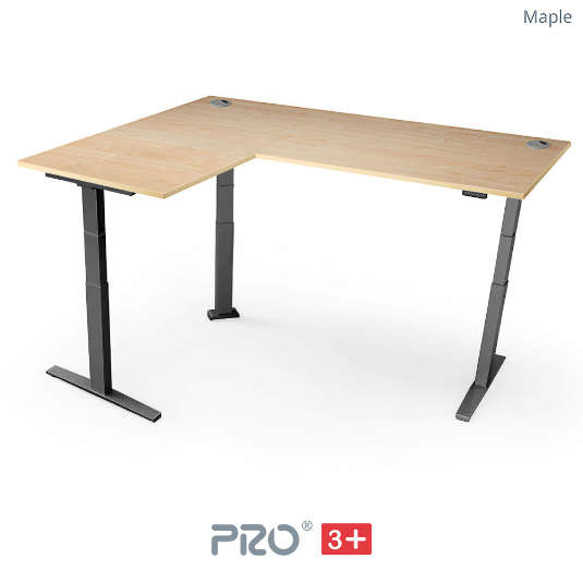 Yo-Yo DESK PRO 3+ Triple Motor L-Shape Extra Height Standing Desk