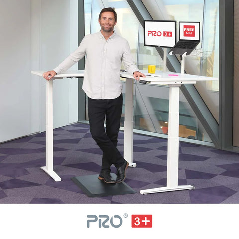 Yo-Yo DESK PRO 3+ Triple Motor L-Shape Extra Height Standing Desk