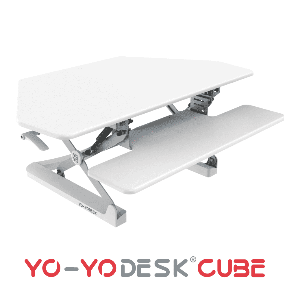 Yo-Yo DESK CUBE White Side View