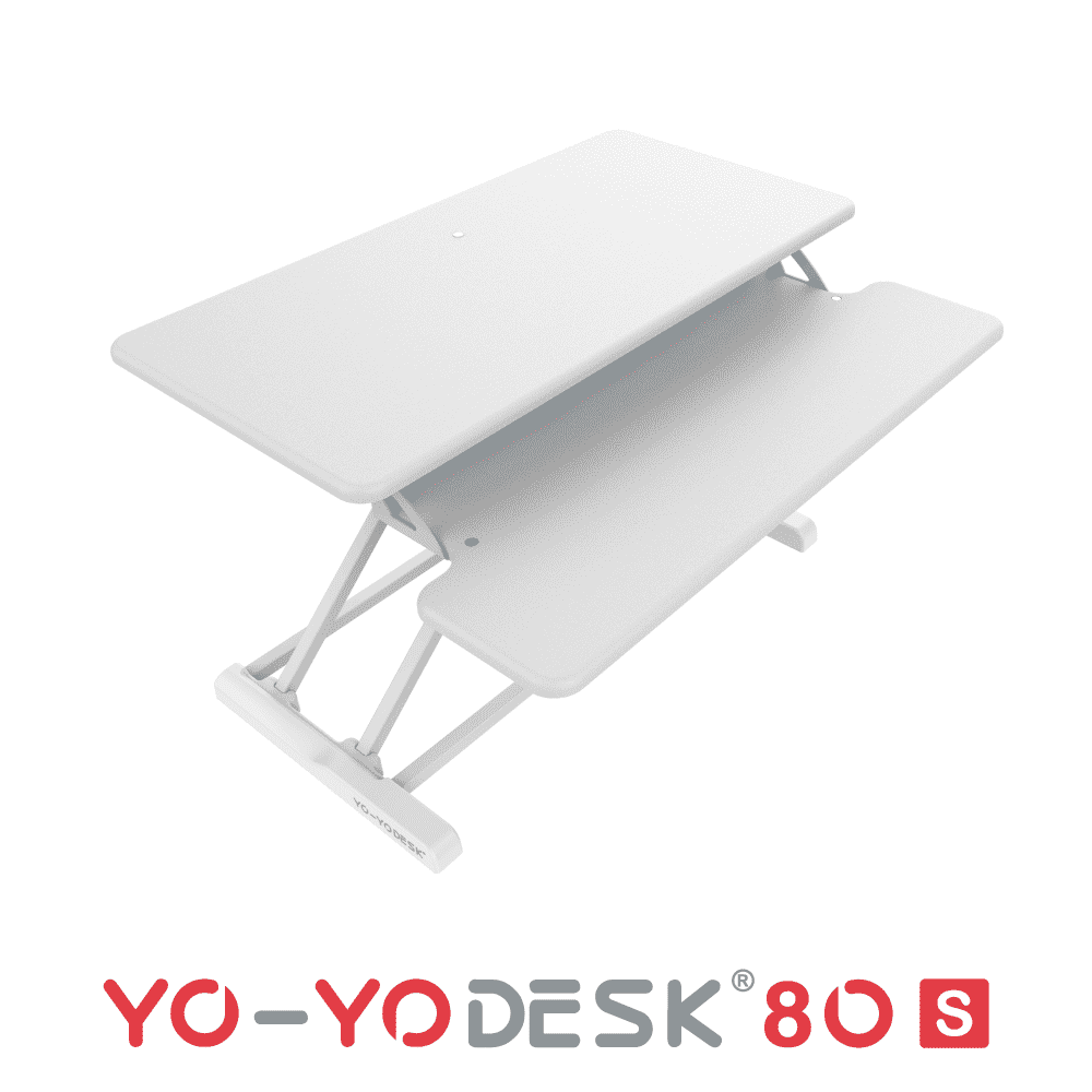 Yo-Yo DESK 80-S White Side View