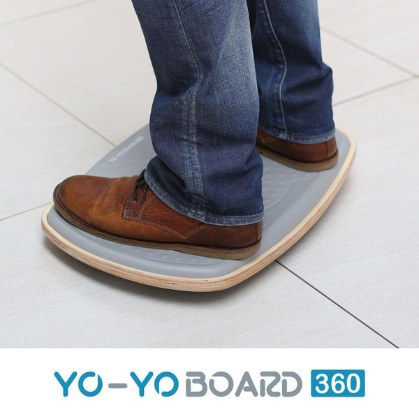 Yo-Yo BOARD 360 Wobble Board with Anti Fatigue Cushion for Movement